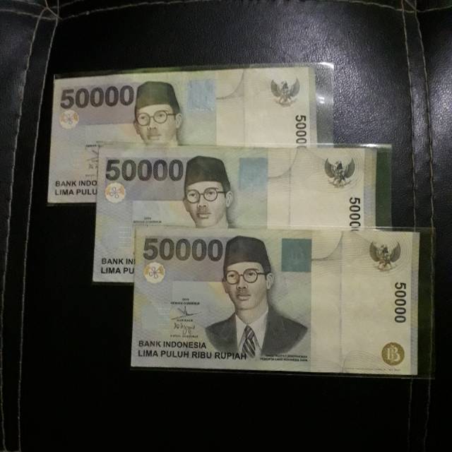 Uang kuno 50000 wr soepratman