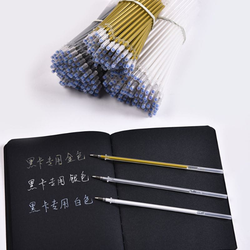 

Refill Pulpen Gel Putih Silver Gold Tinta Tinta Bolpen Pen Pena White Murah