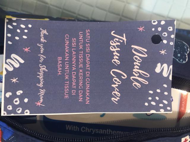 Double Tissue Cover Dua Sisi - Tempat Tissue