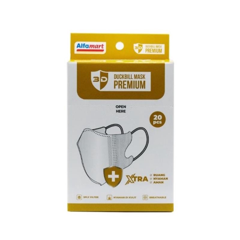Alfamart Masker Duckbill Premium 3D 20 s