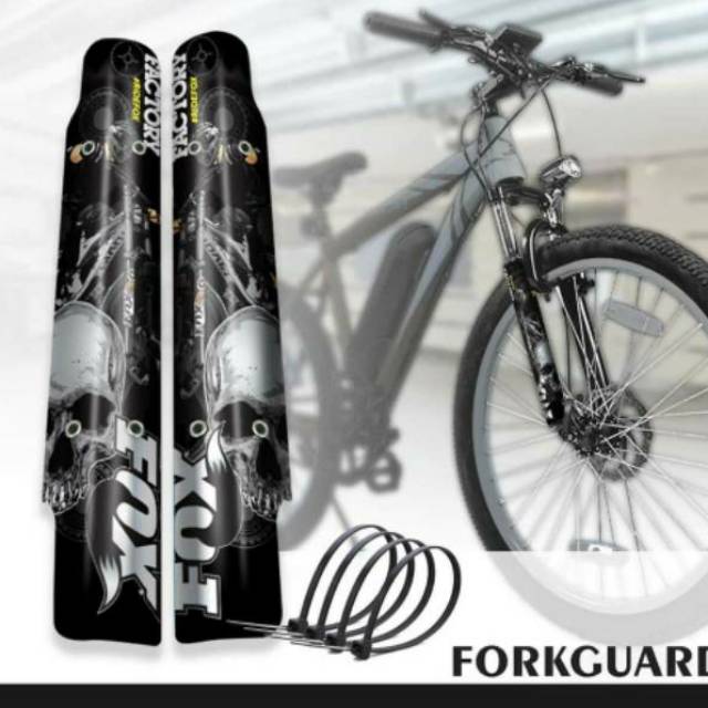 Forkguard pelindung fork fork protector fox skull