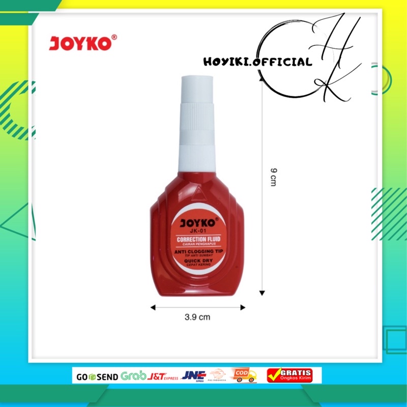 

JOYKO Tipex Cair JK-01 Cairan Penghapus Correction Fluid Eraser
