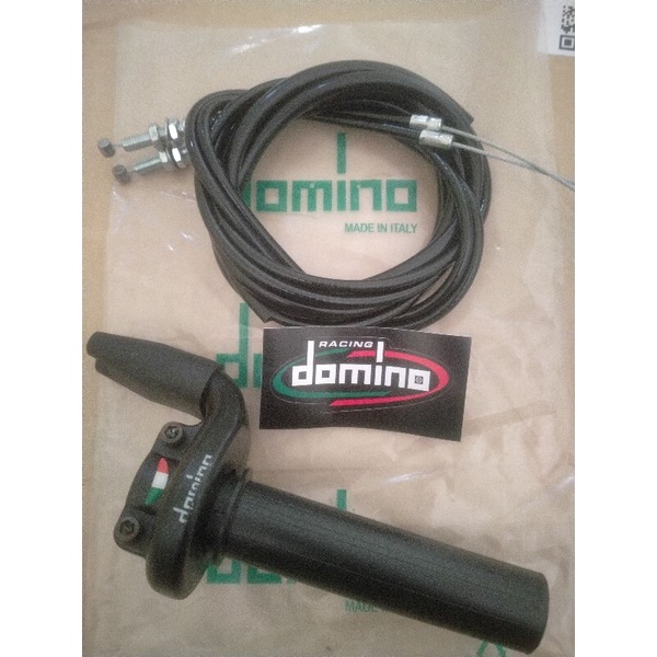 Gas spontan Domino 2 tali KLX DTX CRF Tiger Megapro Sonic Satria fu ninja vixion scorpio