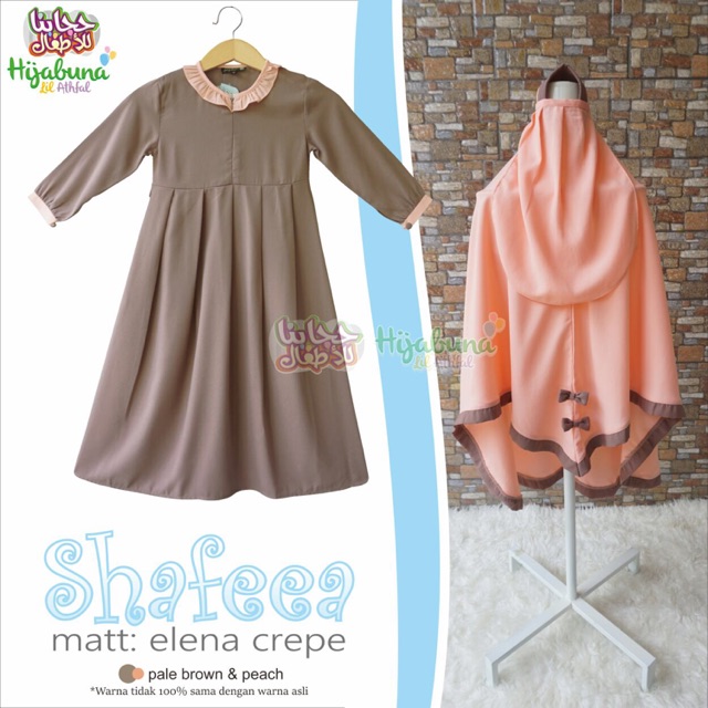 Banat Gamis Anak Shafeea by Hijabuna