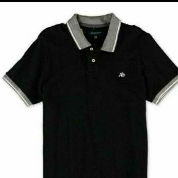 Kaos Kerah A87 Aeropostale Tipped Polo Shirt Original