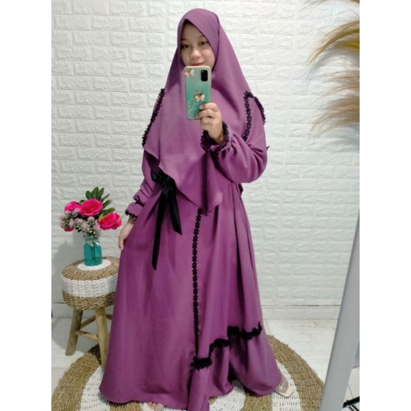 GAMIS SYARI MURAH GAMIS SET TERBARU GAMIS ARABIAN CREPE TERLARIS