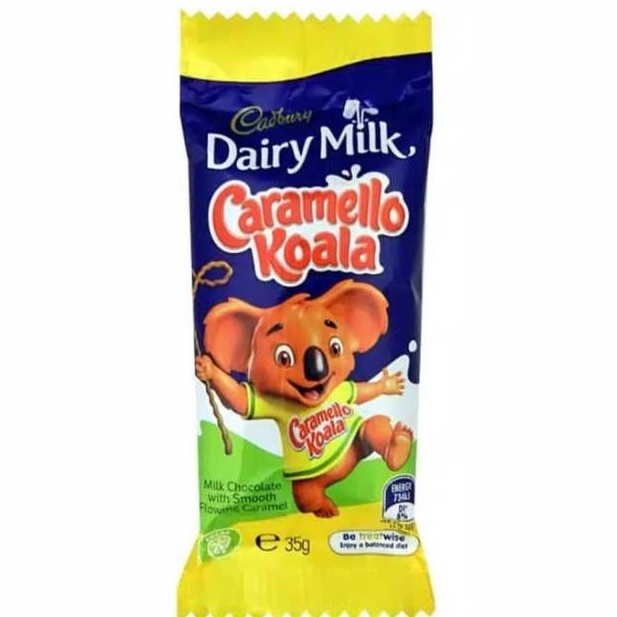 

CADBURY CARAMELLO KOALA 15 GR ECER / SATUAN - COKLAT MINI IMPORT