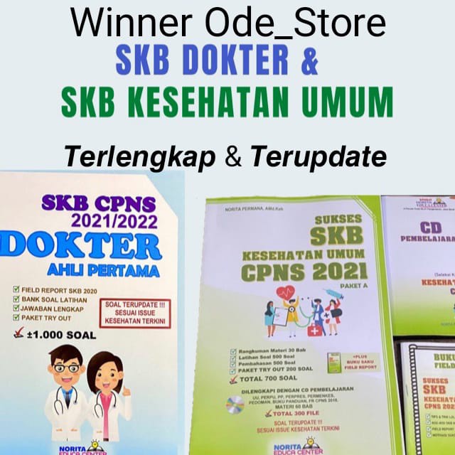 

GRATIS ONGKIR [BestSeller]Buku SKB Dokter CPNS 2021/Original - Terlengkap- Terupdate KPL264