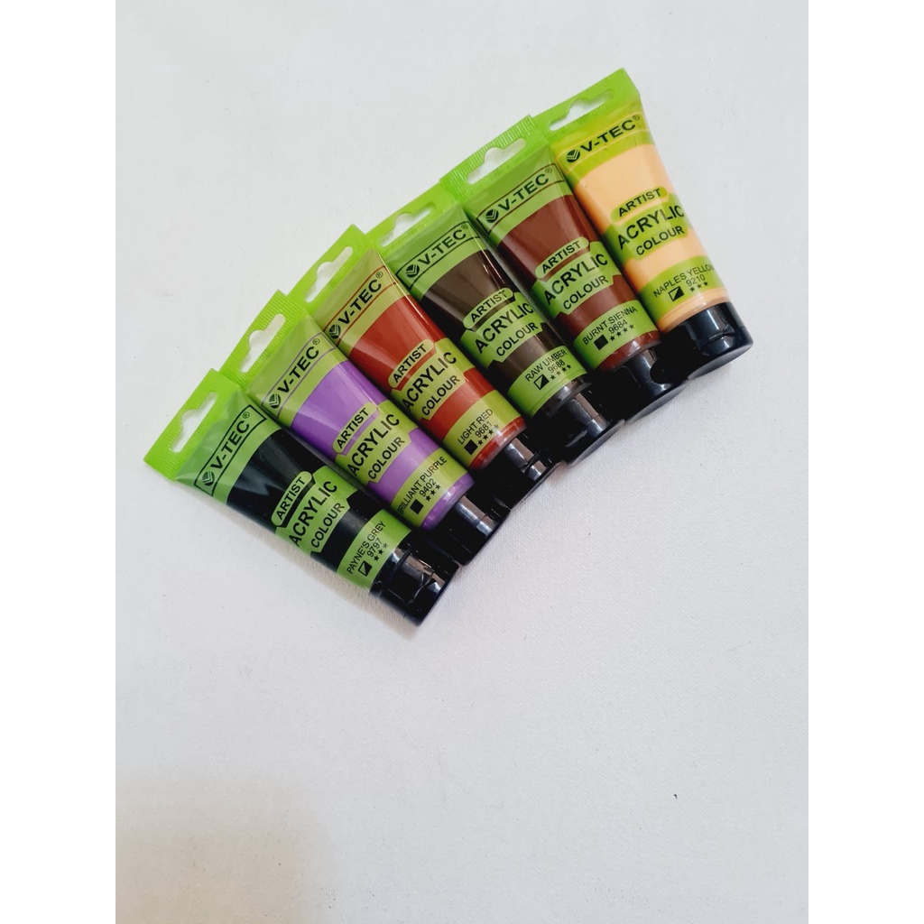 

V-Tec Artist Acrylic Colour / Cat Acrylic / V-Tec Cat Akrilik 35ml
