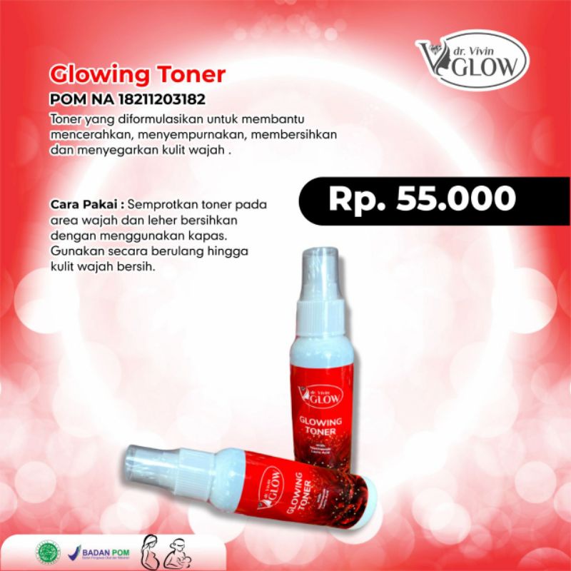 GLOWING TONER BY DR VIVIN GLOW