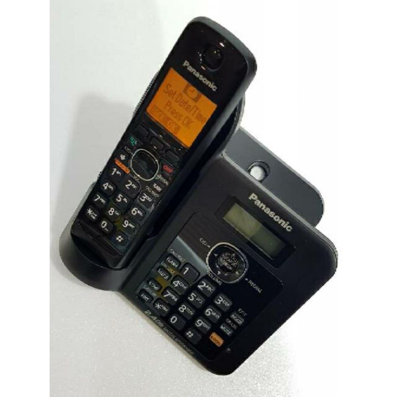 angelswatch telepon wireless panasonic KX-TG3811 HITAM KX TG3811 WIRELESS PHONE PANASONIC CORDLESS