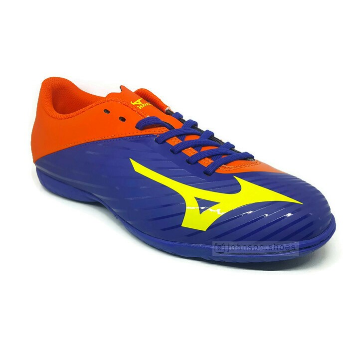 [ Johnson Shoes ] Sepatu Futsal MIZUNO BASARA 103 IN Blue Orange ORIGINAL 100%