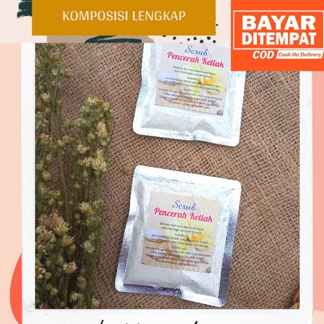 Masker lulur scrub pencerah ketiak