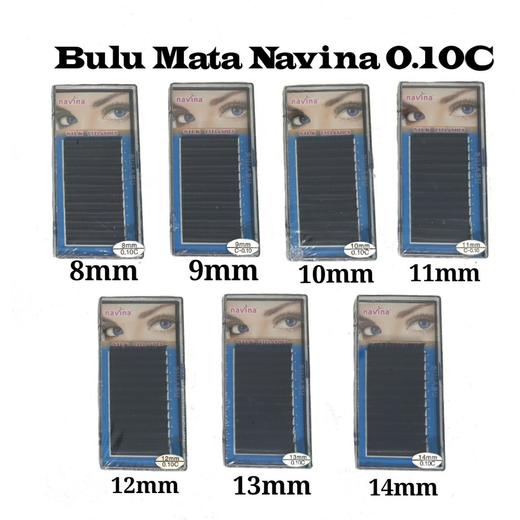 Navina Eyelash Extension Bulu Mata Tanam Bulu Mata Palsu 3D 6D 0.10C