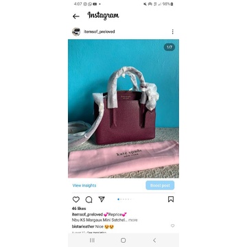 ks mini margaux satchel