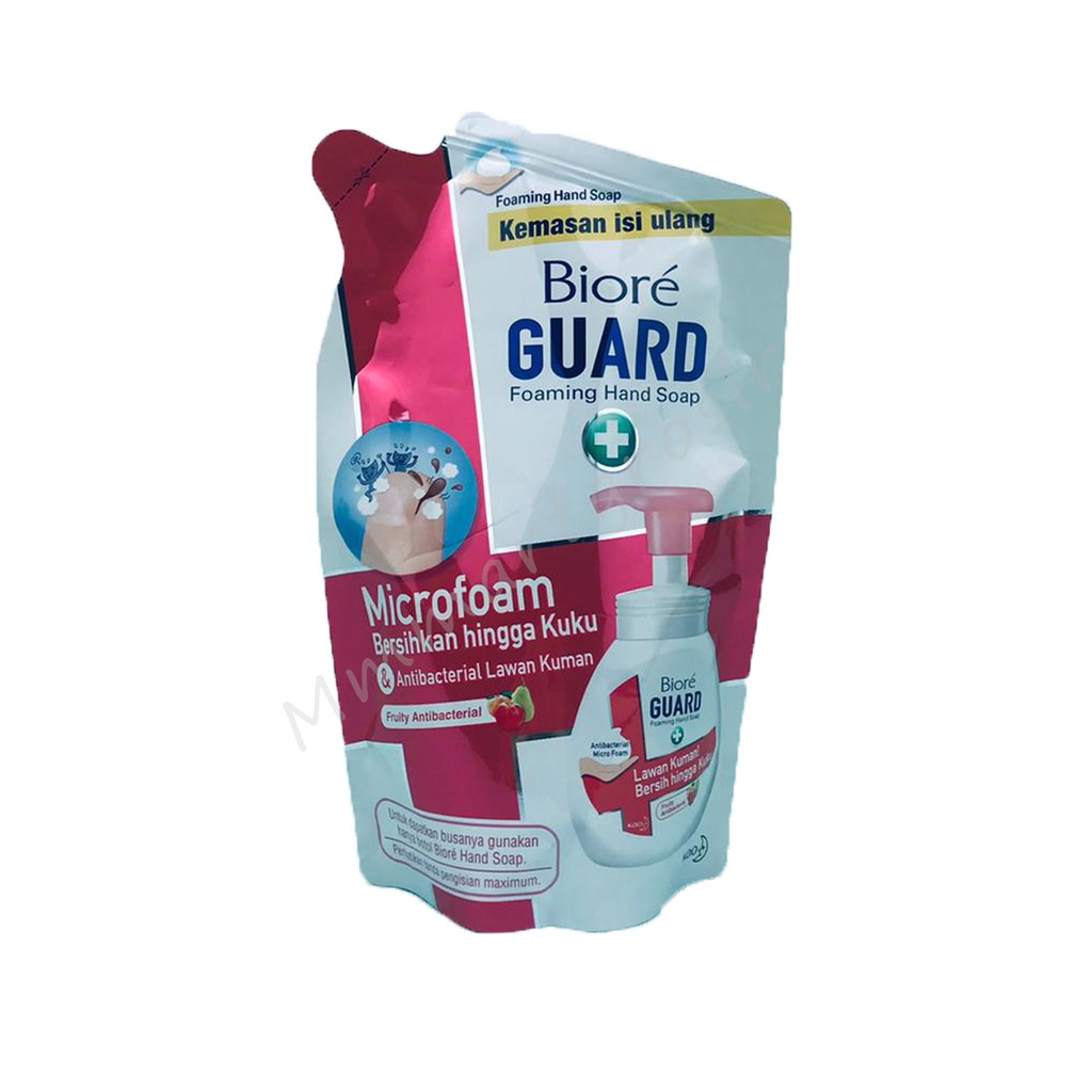 Biore Guard / Foaming Handsoap / Bodywash Fruity Antibacterial / 250ml