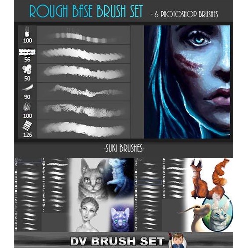 250+ Brushes Collection With Awesome Special Effects - Photoshop