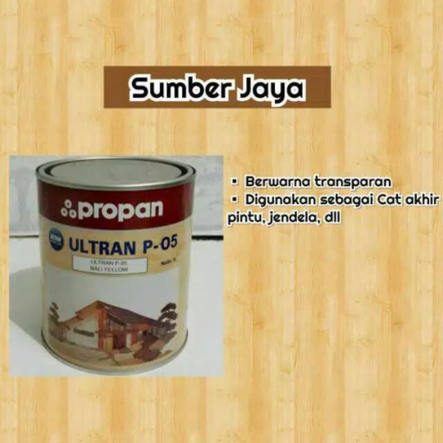 Vernish Clear Gloss Kayu Politur Plitur Ultran P - 05 Propan