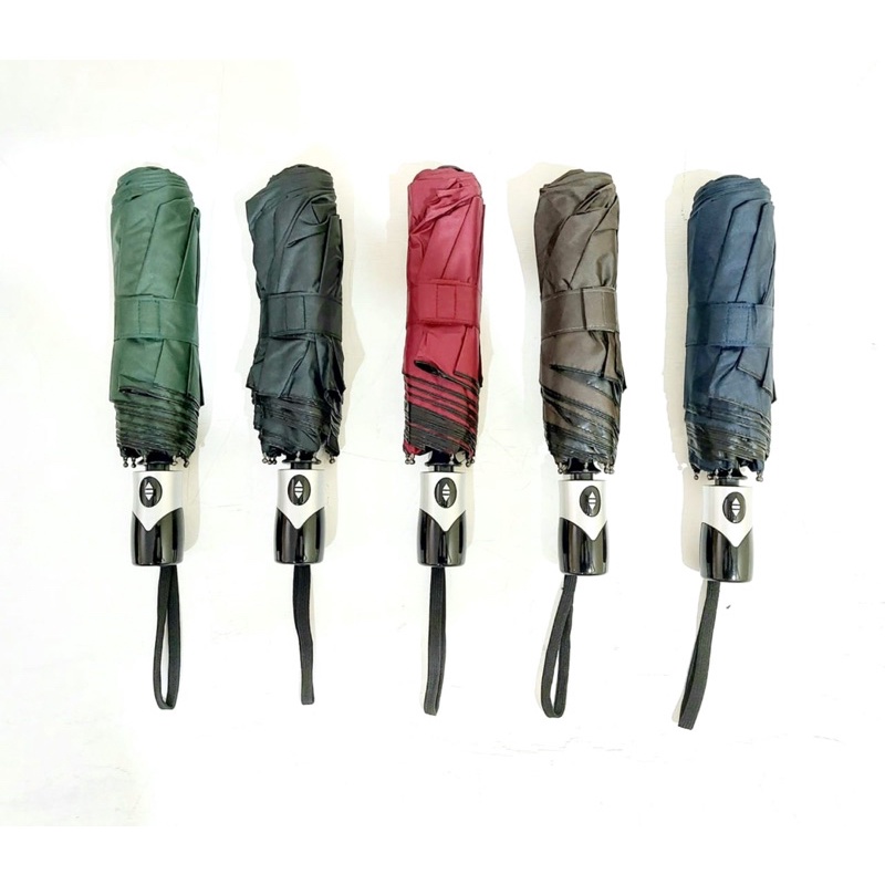 Obral Murah Payung Lipat 3 Automatis pencet Buka Tutup bahan katun