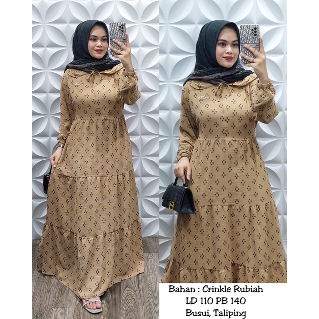 Gamis Crincle Rubiah