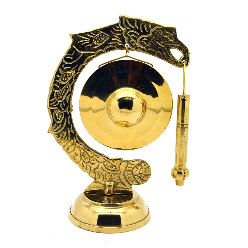 Miniatur Gamelan Gong 15x10x6 cm Kuningan