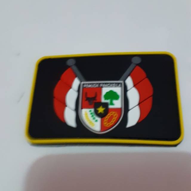 Patch rubber logo pemuda pancasila velcro