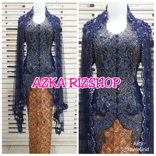 Jual Satu Set Kebaya Akad Nikah Kebaya Wisuda Kebaya Ful Payet Kebaya