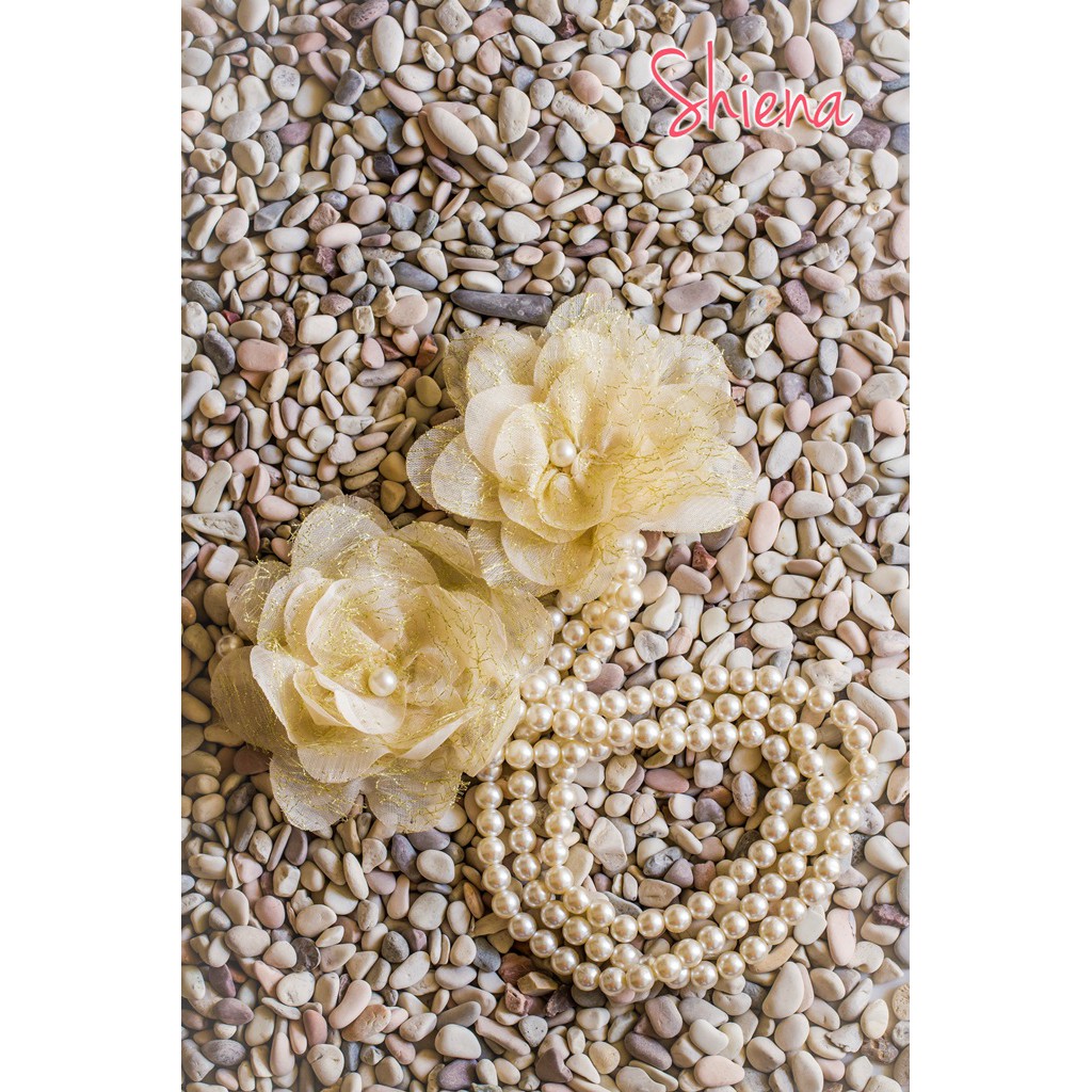 Brooch/Bross Hijab/Baju Bunga Mutiara Handmade Korean Style Wanita/Anak Perempuan Shiena Accesories