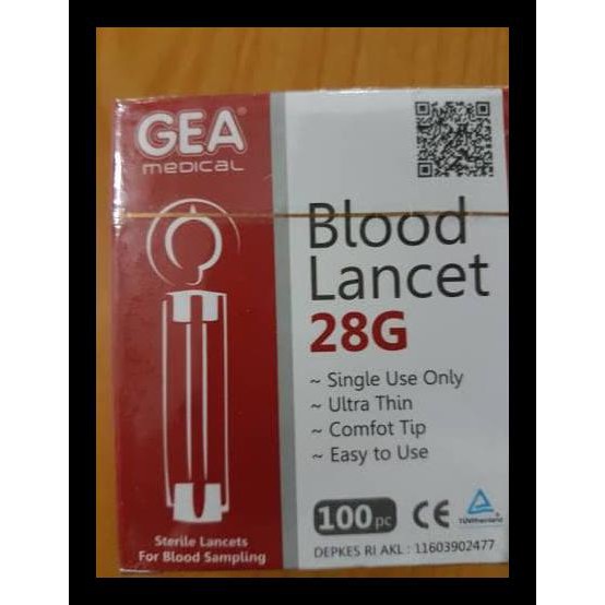 Lancet GEA isi 100 Jarum untuk Nesco Easytouch Autocheck Glucodr TERMURAH