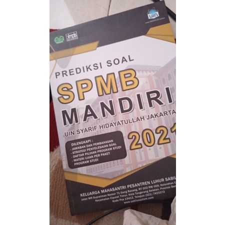 BUKU PREDIKSI SOAL SPMB MANDIRI UIN JAKARTA 2021