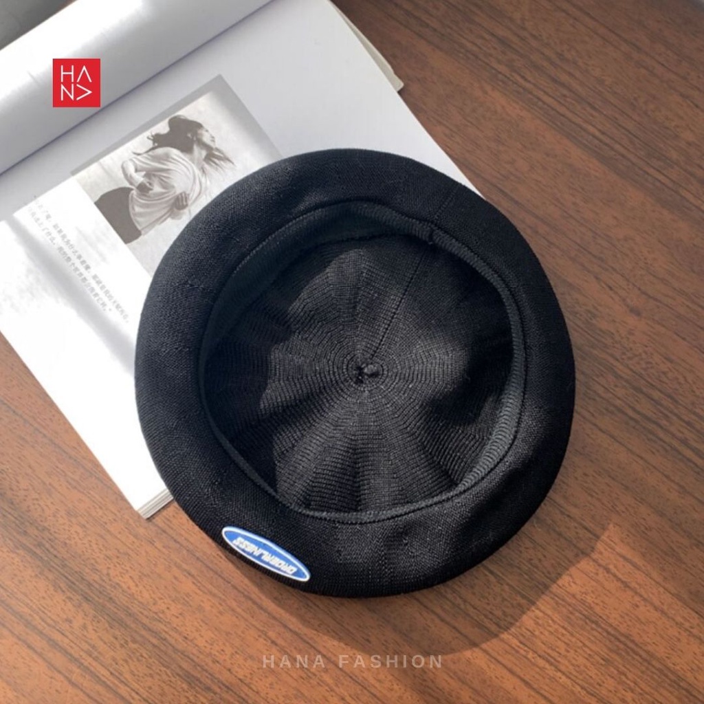 Hana Fashion - Orderliness Beret Hat Korean Style / Topi Baret Gaya Korea / Topi Beret Fashion - H014