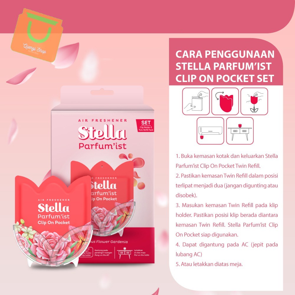 STELLA PARFUM'IST CLIP ON POCKET SET - PENGHARUM RUANGAN Pewangi Ruangan dan AC