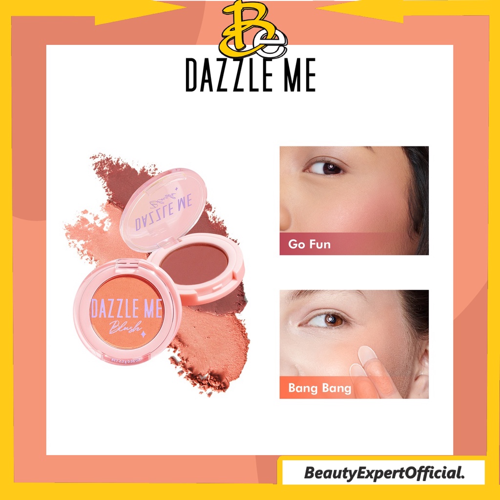 ⭐️ Beauty Expert ⭐️DAZZLE ME Sweet Girl Blush On | Long Lasting High Pigmented Powder Blush On