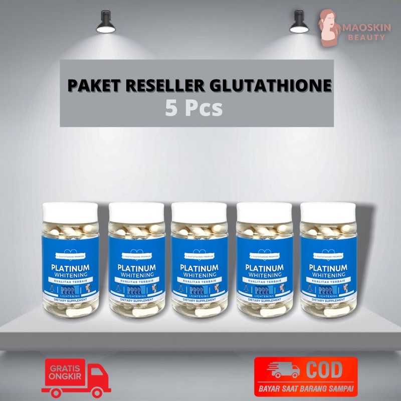 PAKET RESELLER GLUTATHIONE | PIL PEMUTIH BADAN | PIL PEMUTIH TUBUH | PEMUTIH KULIT