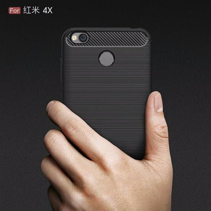 CASE XIAOMI REDMI 4X CASE CARBON FIBER XIAOMI REDMI 4X FULL PROTECTI