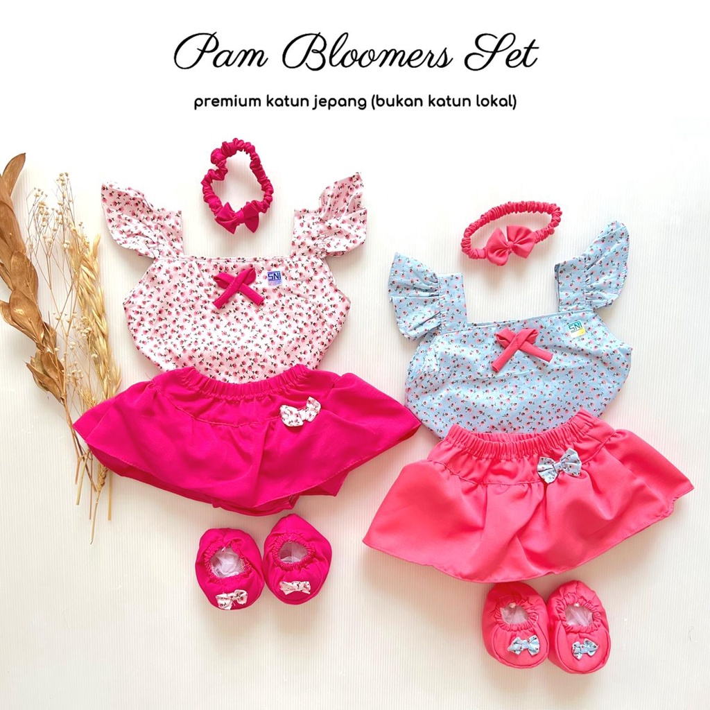 PAM BLOOMERS SET jumper anak lucu baju terlucu terlaris fashion jalan bayi murah babeebabyshop