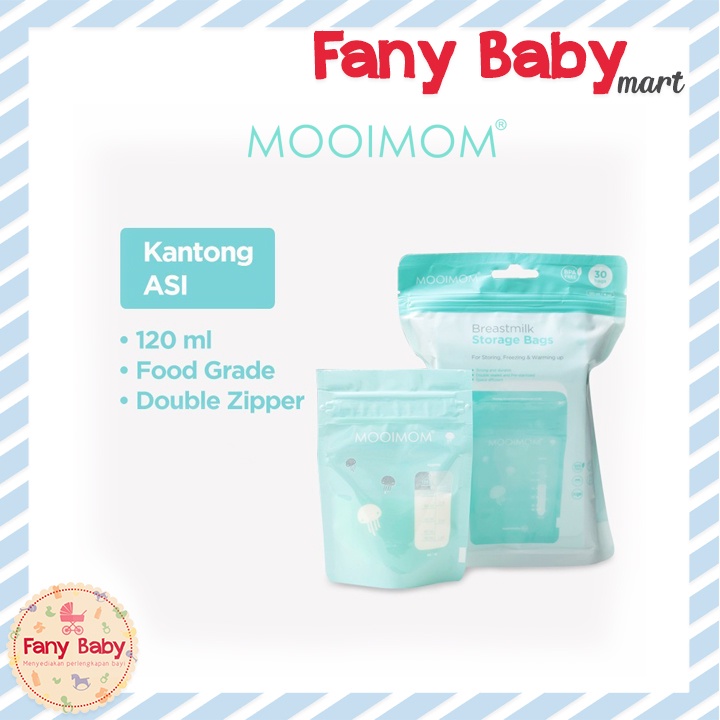 MOOIMOM BREASMILK STORAGE BAG KANTONG ASI / 120ML