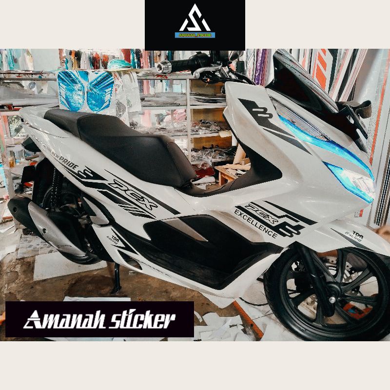 Stiker Pcx 150 / Stiker Pcx Body / Stiker Pcx Putih / Stiker Keren / Stiker Pcx Murah