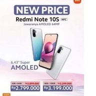 HP XIAOMI REDMI NOTE 10S NFC NEW RAM 4/64 8/128 4GB 8GB GARANSI RESMI