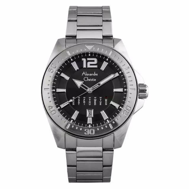 Alexandre Christie 6534 ME Pria Original [Silver/Black]