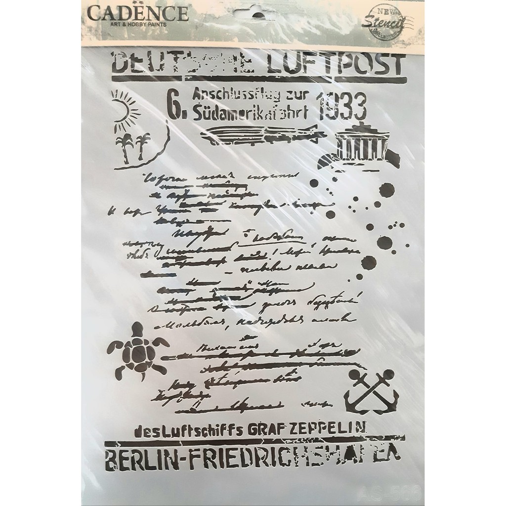 

Cadence Stencil Size 21x29cm - 2