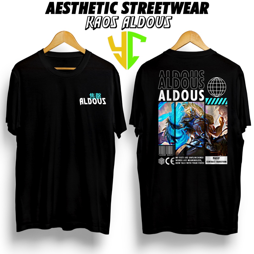 YC Kaos StreetWear Hero ML (ALDOUS COLLECTOR) Bisa Request Hero, Kaos Pendek Pria Kaos Premium Kaso 