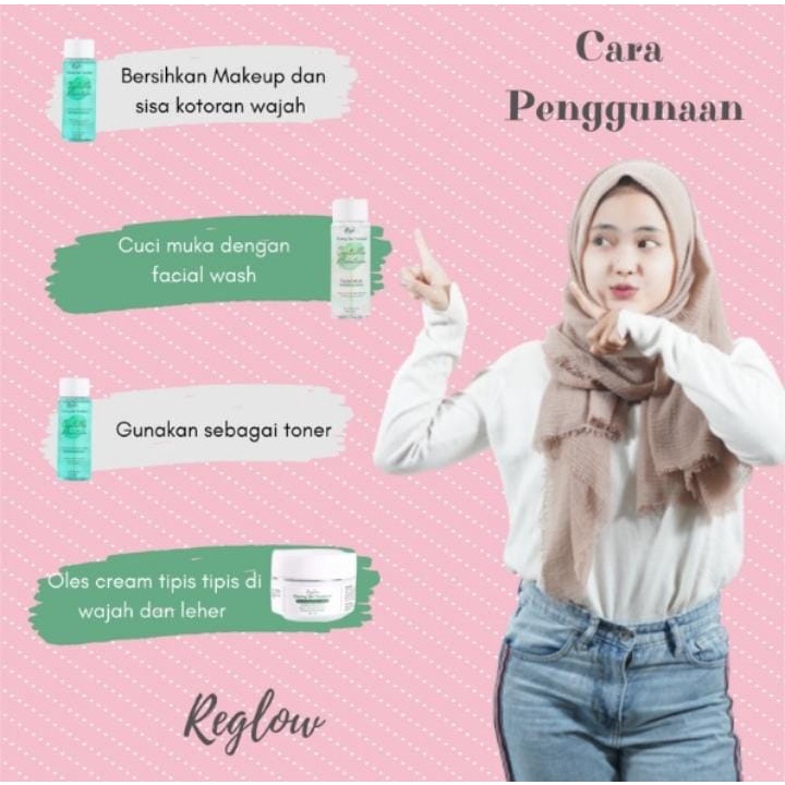 [BISA COD] REGLOW Glow Skin Treatment Skincare Original Glowing Whitening BPOM Beauty Series Perawatan Kecantikan Wajah Paket Reglow Bpom