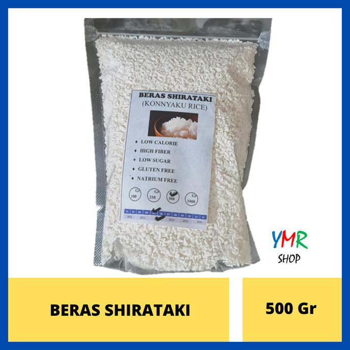 

Beras Shirataki / Konyaku / Diet Keto / Beras Diet 500Gr Best Seller