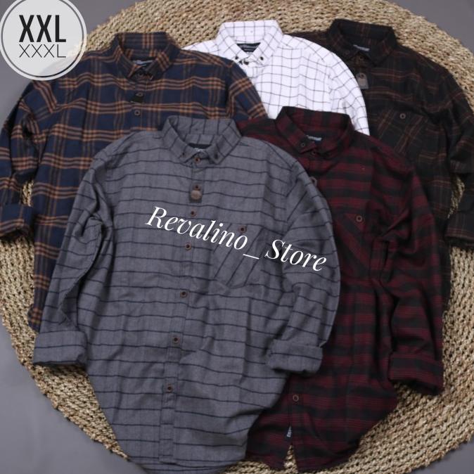 Kemeja flanel Big size Brill Eighty Eight original