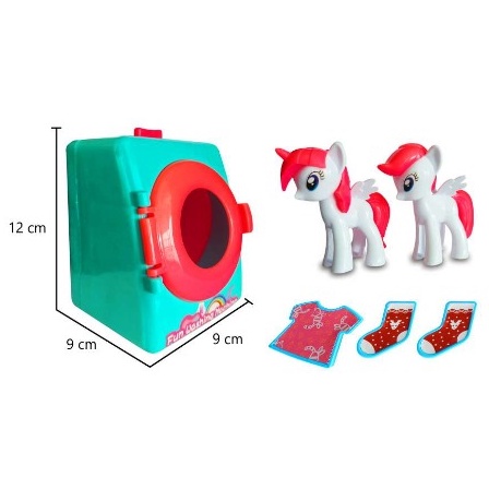 MI 01 - Mainan Mesin Cuci Ku Boneka Kuda Poni Little Pony MI01