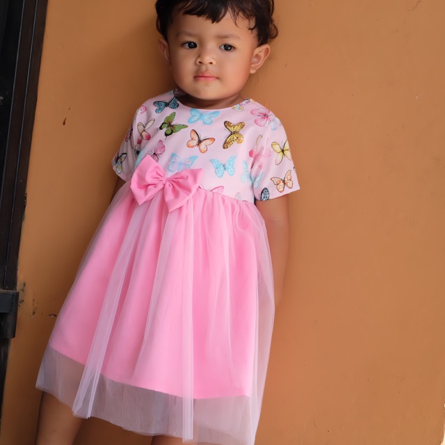 DRESS ANAK DRESS PESTA ANAK PEREMPUAN LUCU ELEGANT