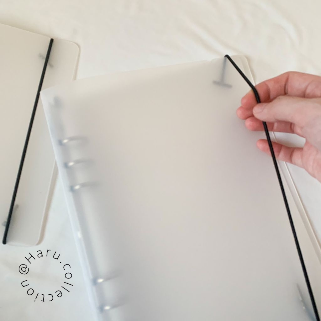 

[HARU] Cover Binder Transparan Doff-Matte 6 Rings A5 A6 A7 A4 Muji Style Binder Mat Korean Aesthetic
