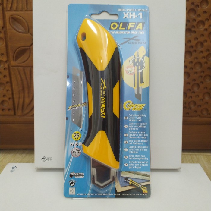 

Pisau Cutter Anti Slip 25mm XH-1 Olfa Snap Off Blade Cutter