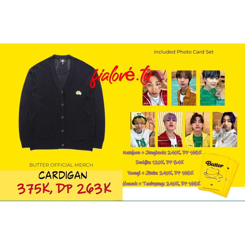 Sharing BTS Cardigan Butter